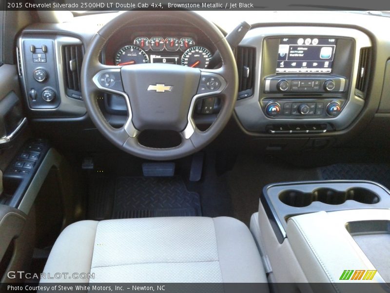 Brownstone Metallic / Jet Black 2015 Chevrolet Silverado 2500HD LT Double Cab 4x4