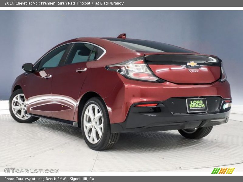 Siren Red Tintcoat / Jet Black/Brandy 2016 Chevrolet Volt Premier