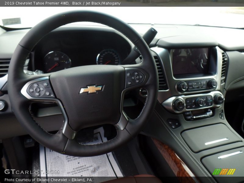 Black / Jet Black/Mahogany 2019 Chevrolet Tahoe Premier 4WD