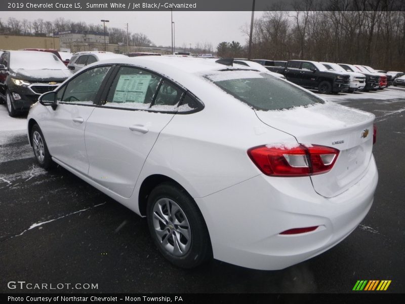 Summit White / Jet Black/­Galvanized 2019 Chevrolet Cruze LS