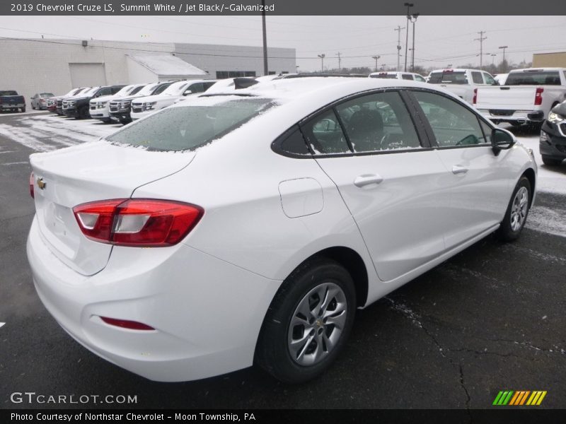 Summit White / Jet Black/­Galvanized 2019 Chevrolet Cruze LS