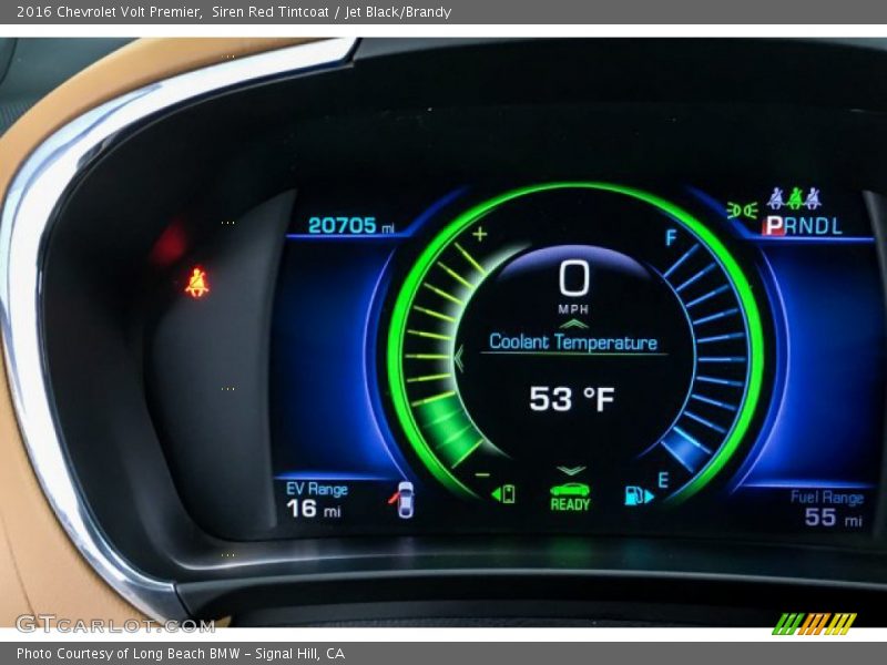 Siren Red Tintcoat / Jet Black/Brandy 2016 Chevrolet Volt Premier