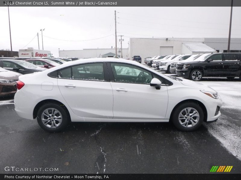 Summit White / Jet Black/­Galvanized 2019 Chevrolet Cruze LS