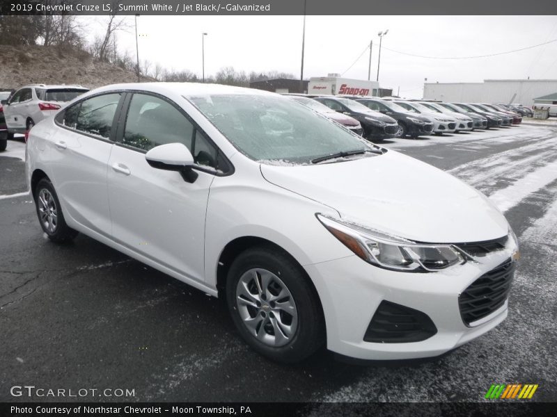 Summit White / Jet Black/­Galvanized 2019 Chevrolet Cruze LS