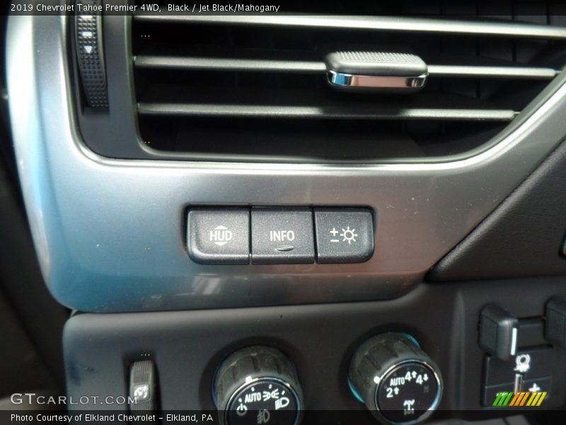 Controls of 2019 Tahoe Premier 4WD