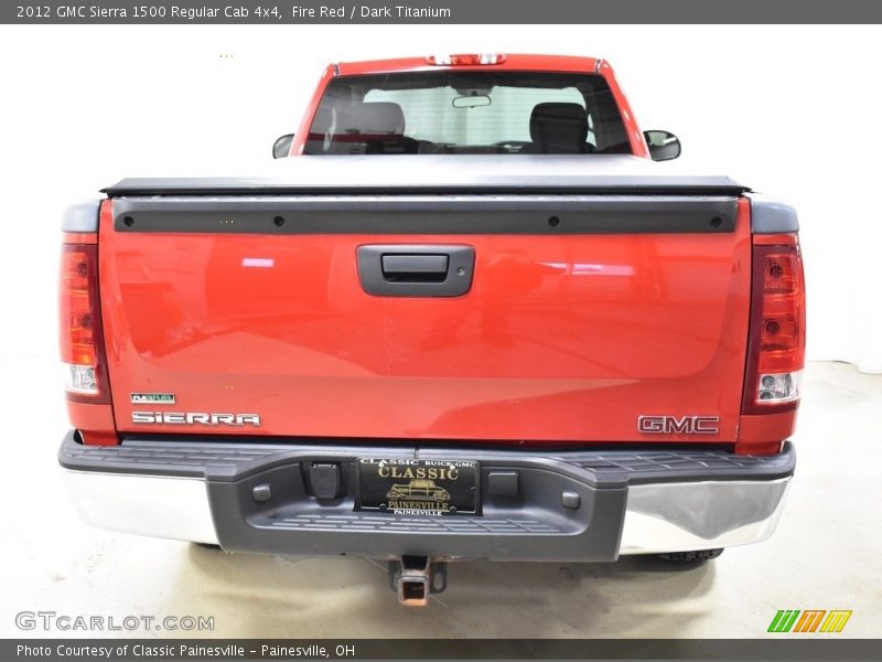 Fire Red / Dark Titanium 2012 GMC Sierra 1500 Regular Cab 4x4