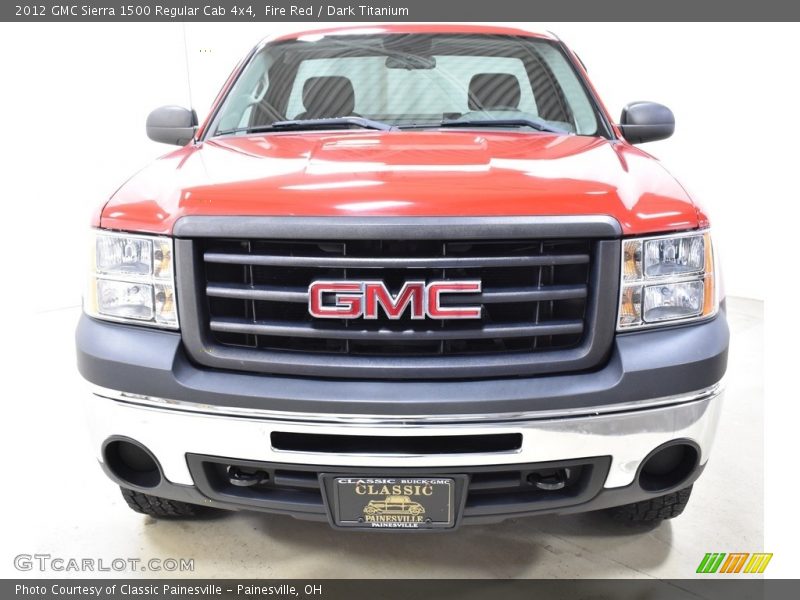 Fire Red / Dark Titanium 2012 GMC Sierra 1500 Regular Cab 4x4