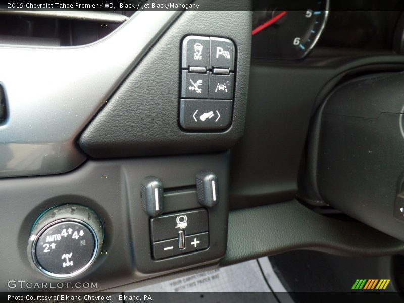 Controls of 2019 Tahoe Premier 4WD