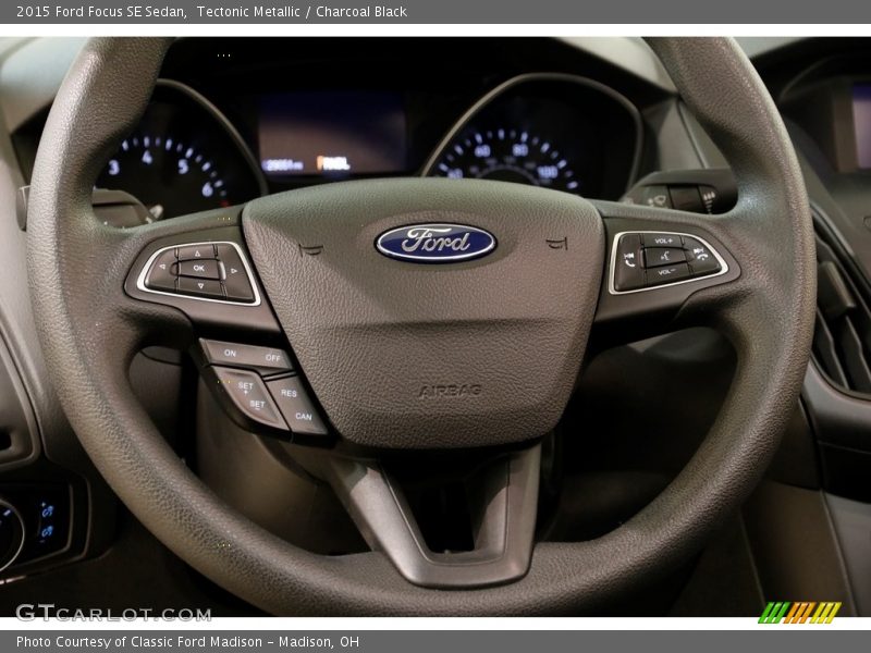 Tectonic Metallic / Charcoal Black 2015 Ford Focus SE Sedan