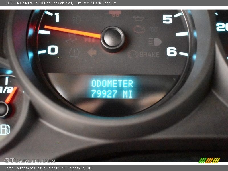 Fire Red / Dark Titanium 2012 GMC Sierra 1500 Regular Cab 4x4