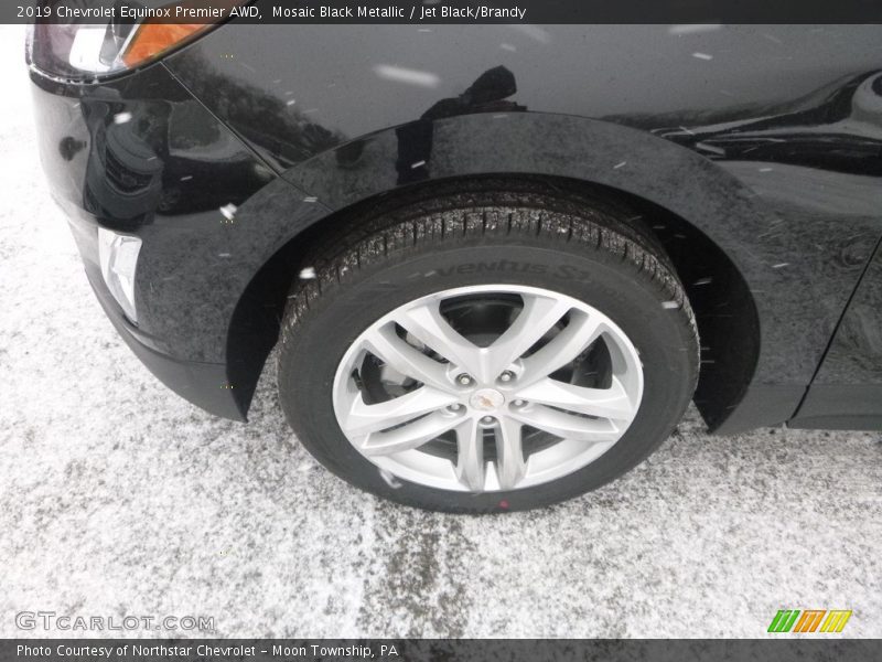 Mosaic Black Metallic / Jet Black/Brandy 2019 Chevrolet Equinox Premier AWD