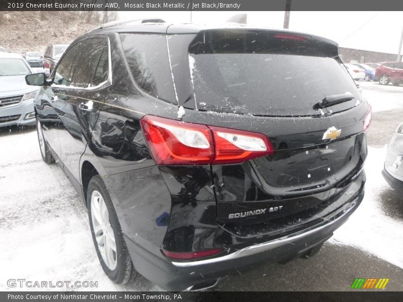 Mosaic Black Metallic / Jet Black/Brandy 2019 Chevrolet Equinox Premier AWD