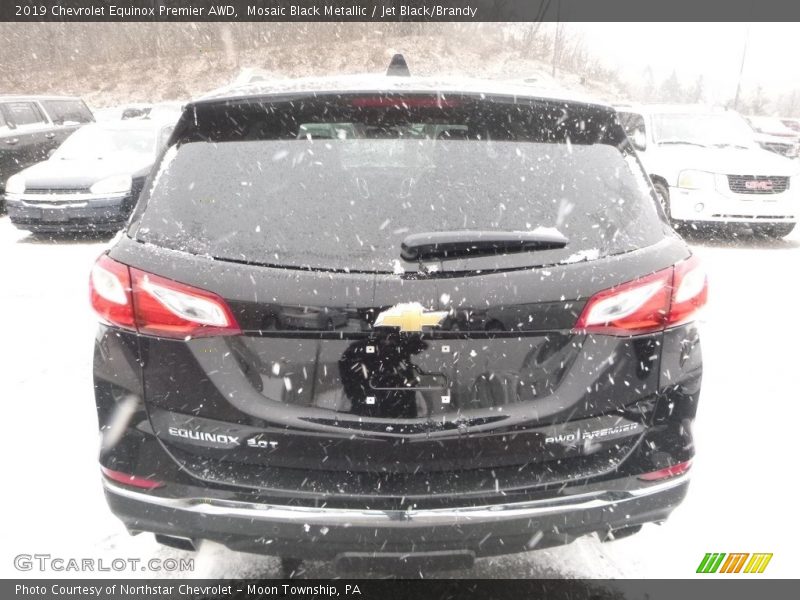 Mosaic Black Metallic / Jet Black/Brandy 2019 Chevrolet Equinox Premier AWD