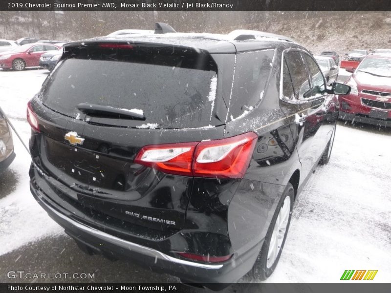 Mosaic Black Metallic / Jet Black/Brandy 2019 Chevrolet Equinox Premier AWD