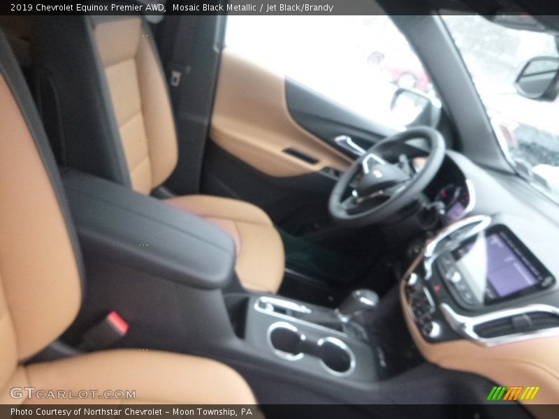 Mosaic Black Metallic / Jet Black/Brandy 2019 Chevrolet Equinox Premier AWD