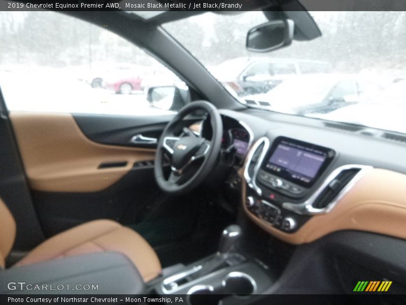 Mosaic Black Metallic / Jet Black/Brandy 2019 Chevrolet Equinox Premier AWD