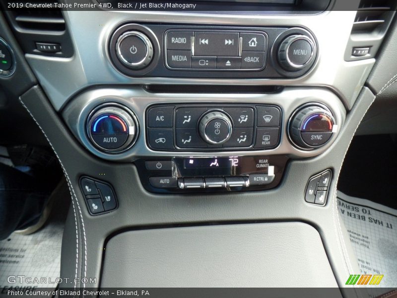 Controls of 2019 Tahoe Premier 4WD