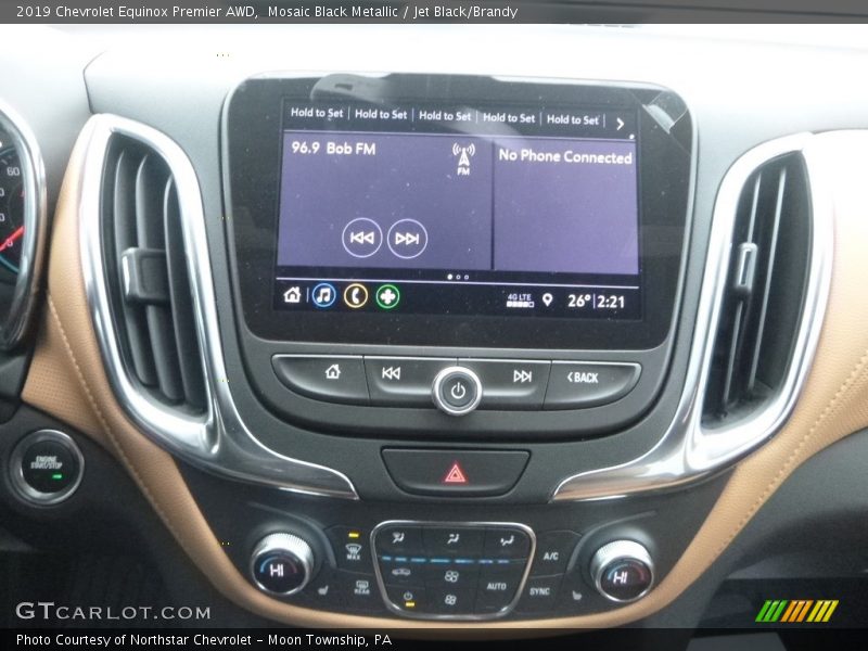 Mosaic Black Metallic / Jet Black/Brandy 2019 Chevrolet Equinox Premier AWD
