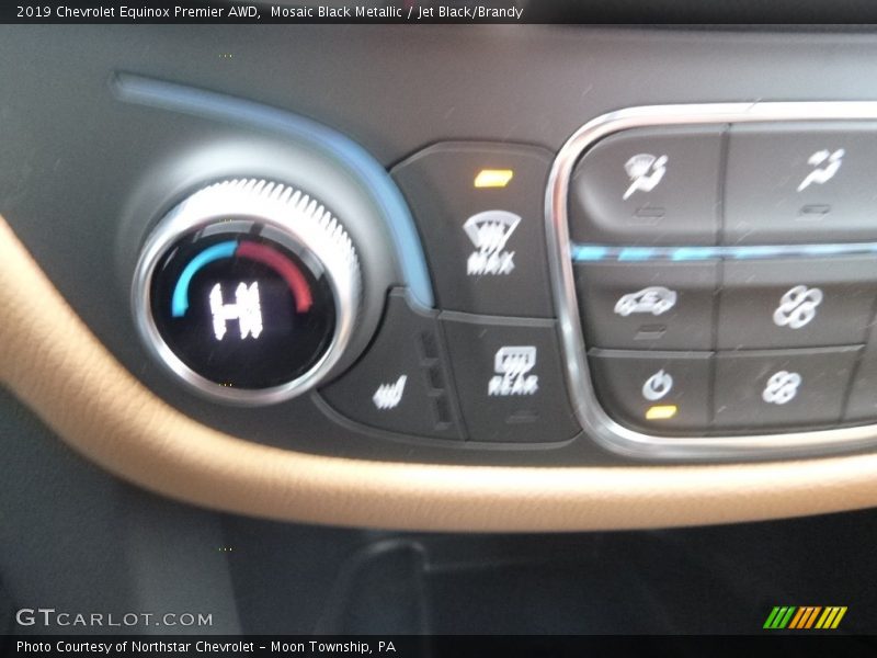 Mosaic Black Metallic / Jet Black/Brandy 2019 Chevrolet Equinox Premier AWD