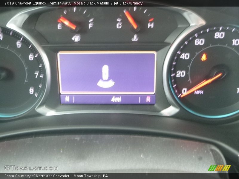 Mosaic Black Metallic / Jet Black/Brandy 2019 Chevrolet Equinox Premier AWD