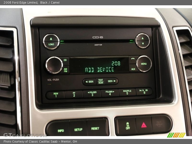 Black / Camel 2008 Ford Edge Limited