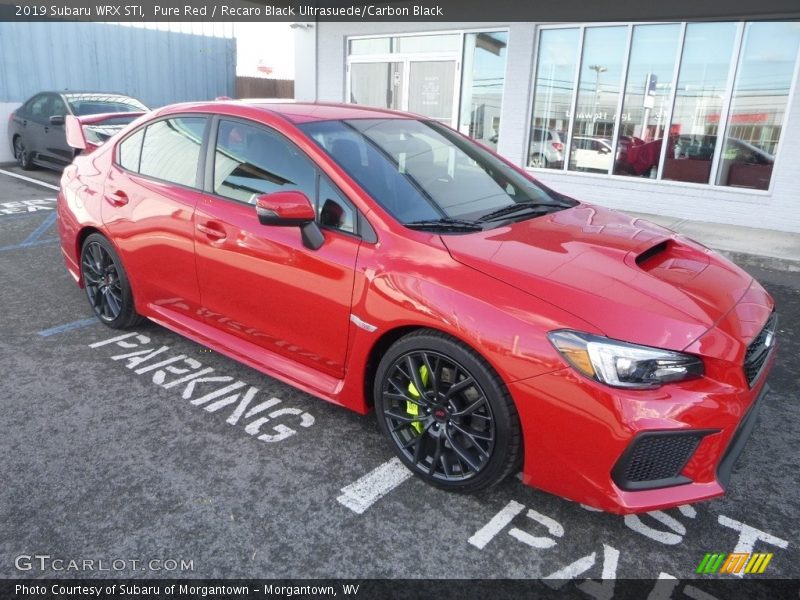 Front 3/4 View of 2019 WRX STI