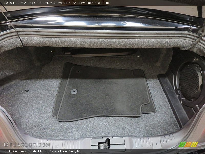 Shadow Black / Red Line 2016 Ford Mustang GT Premium Convertible
