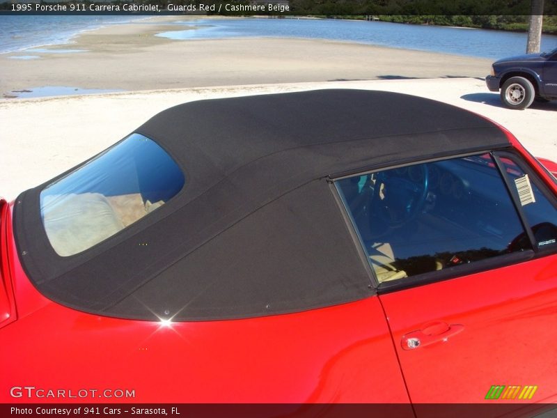 Guards Red / Cashmere Beige 1995 Porsche 911 Carrera Cabriolet