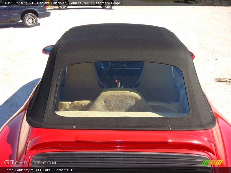 Guards Red / Cashmere Beige 1995 Porsche 911 Carrera Cabriolet