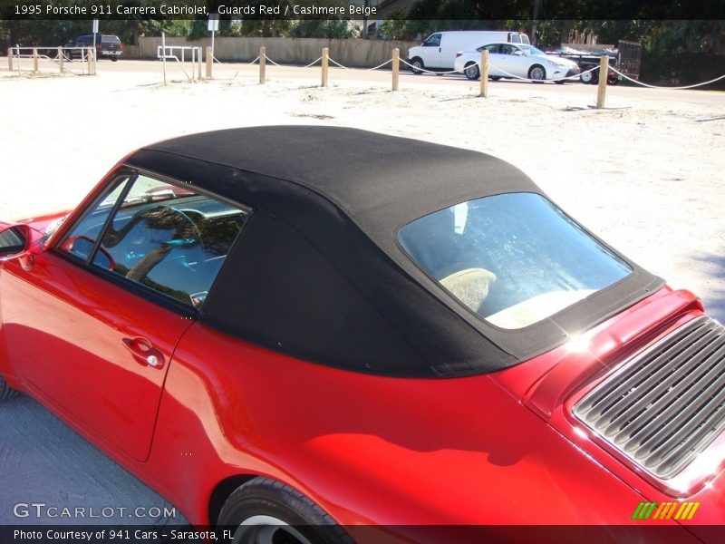 Guards Red / Cashmere Beige 1995 Porsche 911 Carrera Cabriolet