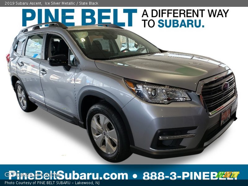 Ice Silver Metallic / Slate Black 2019 Subaru Ascent