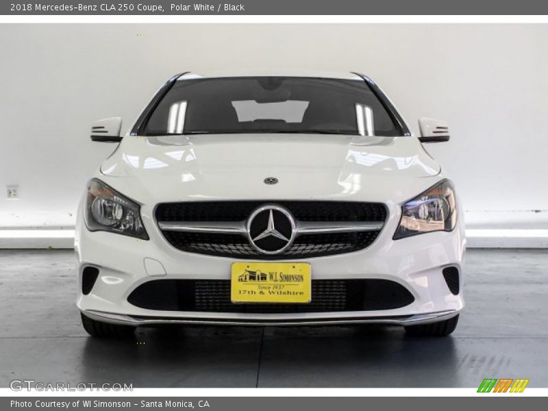 Polar White / Black 2018 Mercedes-Benz CLA 250 Coupe