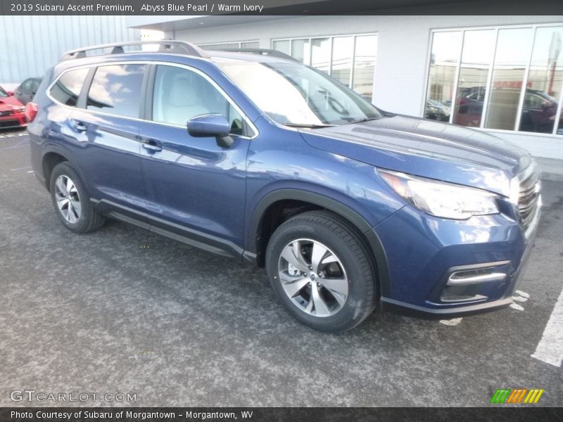 Abyss Blue Pearl / Warm Ivory 2019 Subaru Ascent Premium