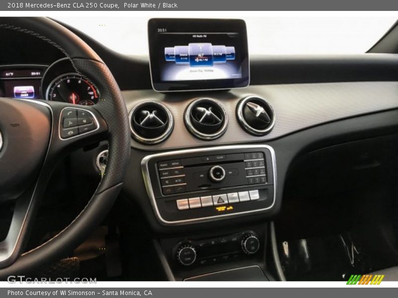 Polar White / Black 2018 Mercedes-Benz CLA 250 Coupe
