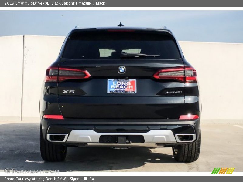 Black Sapphire Metallic / Black 2019 BMW X5 xDrive40i