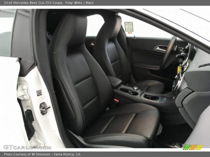Polar White / Black 2018 Mercedes-Benz CLA 250 Coupe