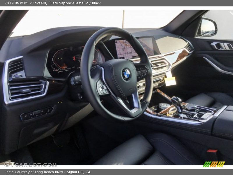 Black Sapphire Metallic / Black 2019 BMW X5 xDrive40i