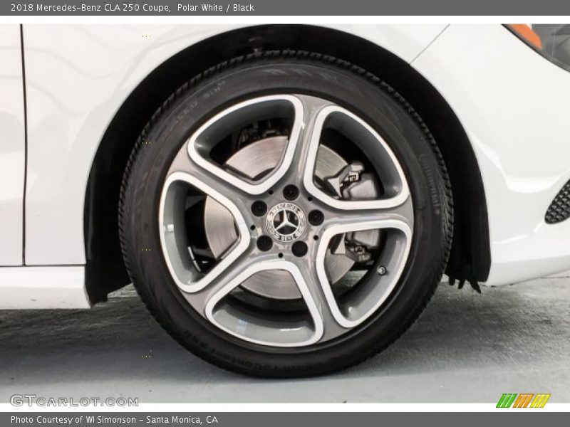 Polar White / Black 2018 Mercedes-Benz CLA 250 Coupe