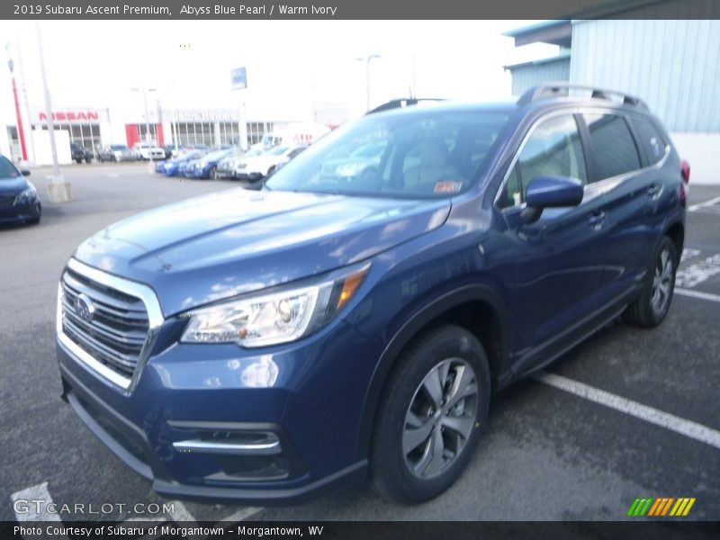 Abyss Blue Pearl / Warm Ivory 2019 Subaru Ascent Premium