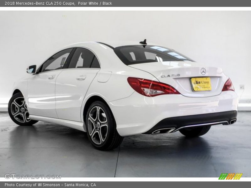 Polar White / Black 2018 Mercedes-Benz CLA 250 Coupe
