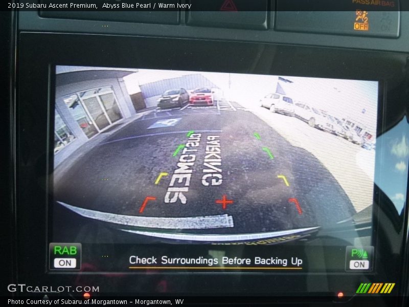 Abyss Blue Pearl / Warm Ivory 2019 Subaru Ascent Premium