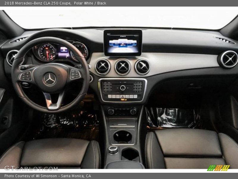 Polar White / Black 2018 Mercedes-Benz CLA 250 Coupe