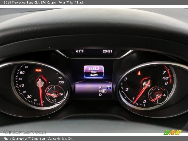 Polar White / Black 2018 Mercedes-Benz CLA 250 Coupe