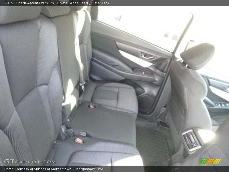 Crystal White Pearl / Slate Black 2019 Subaru Ascent Premium