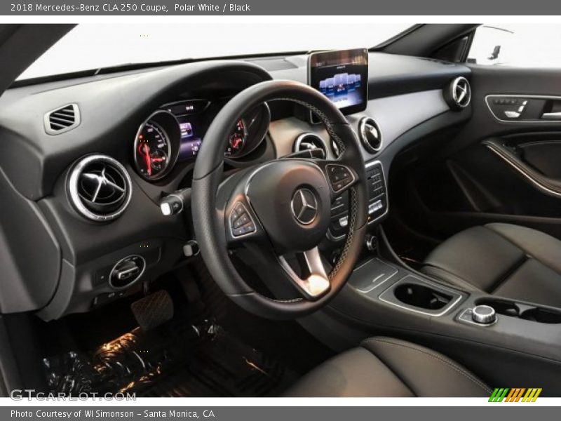 Polar White / Black 2018 Mercedes-Benz CLA 250 Coupe