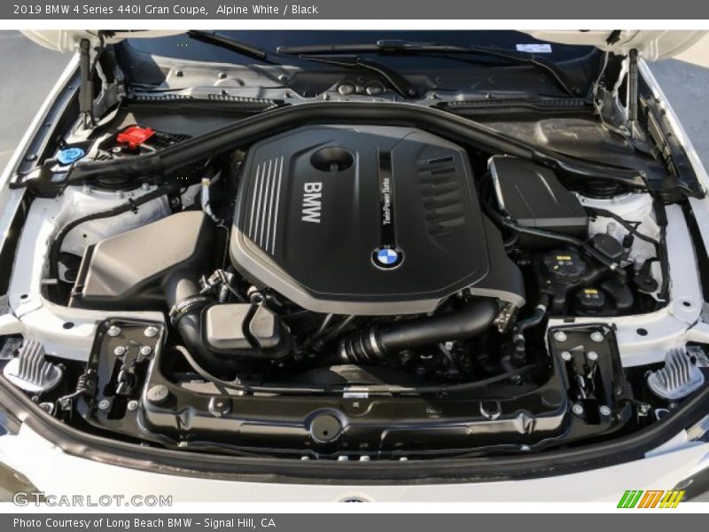 Alpine White / Black 2019 BMW 4 Series 440i Gran Coupe