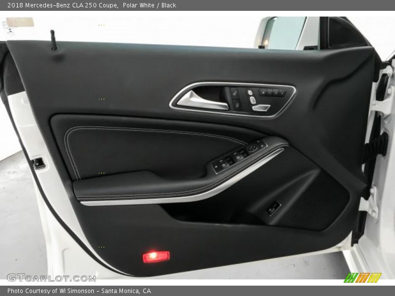 Polar White / Black 2018 Mercedes-Benz CLA 250 Coupe