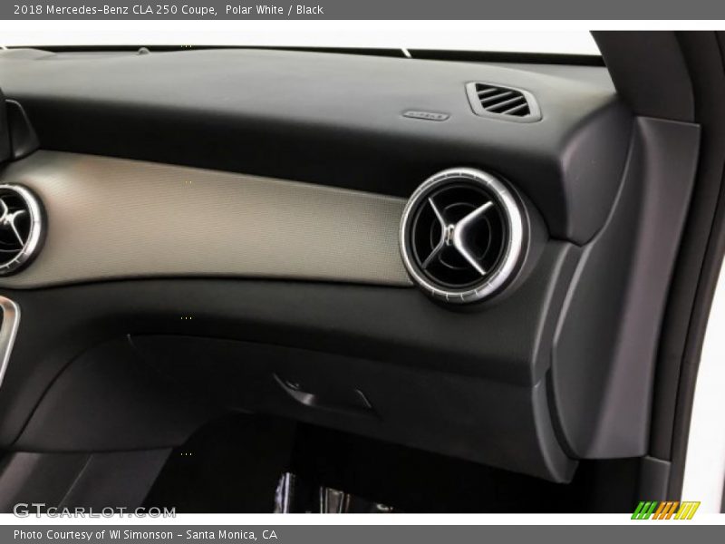 Polar White / Black 2018 Mercedes-Benz CLA 250 Coupe