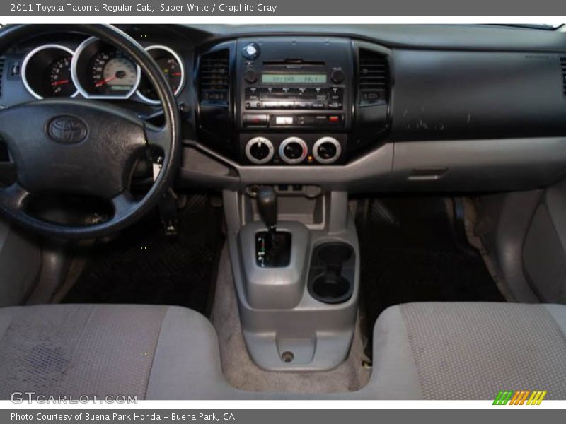 Super White / Graphite Gray 2011 Toyota Tacoma Regular Cab
