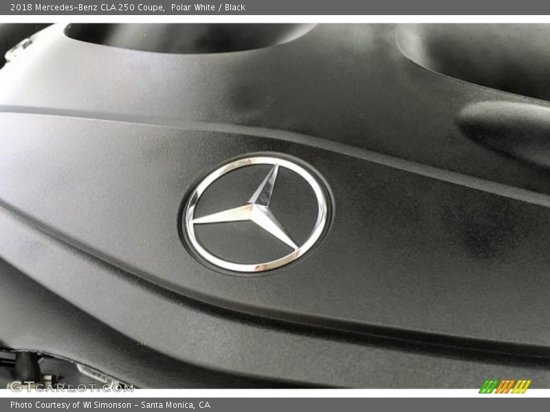 Polar White / Black 2018 Mercedes-Benz CLA 250 Coupe